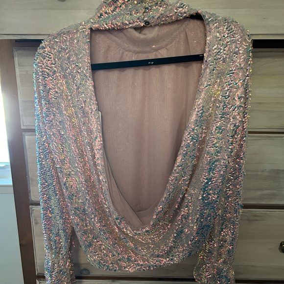 NWT FREE PEOPLE MOONSTRUCK TOP SMALL - Picture 4 of 7
